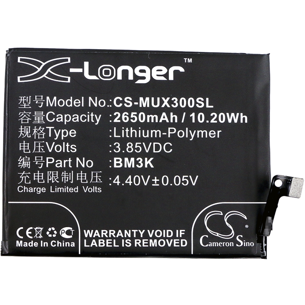 Yhteensopiva akun vaihto Xiaomi BM3K