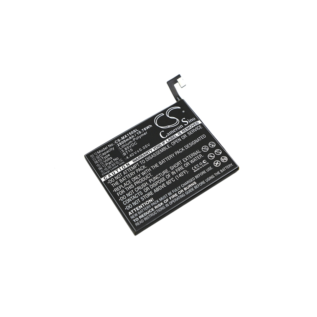 Yhteensopiva akun vaihto MeiZu BT15