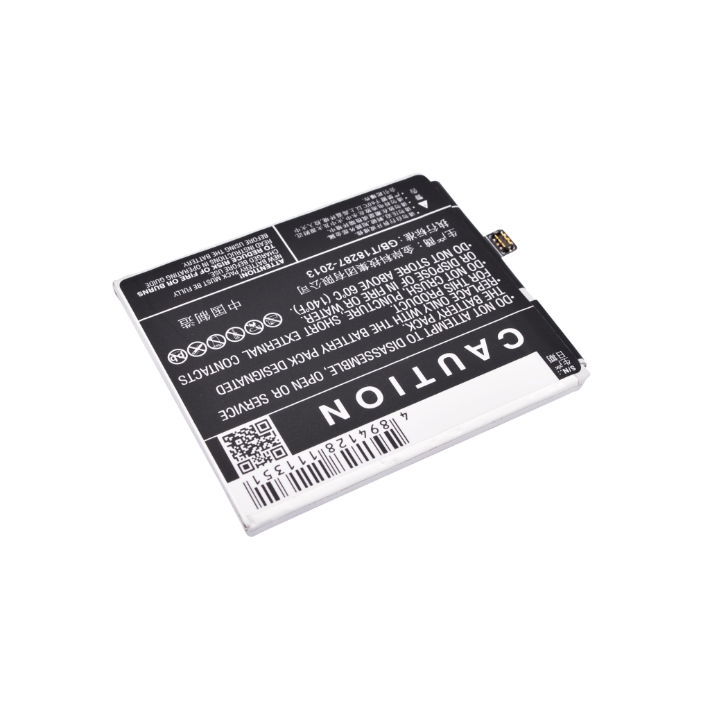 Yhteensopiva akun vaihto MeiZu BT50
