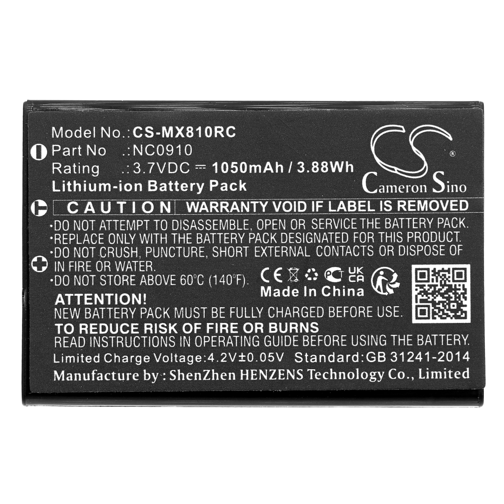 Kaukosäätimen akku Urc MX-810i (CS-MX810RC)