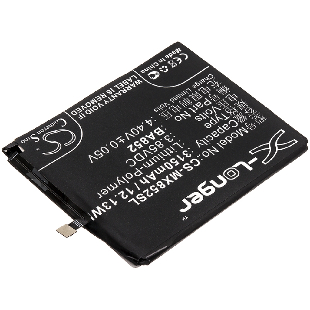 Yhteensopiva akun vaihto MeiZu BA852