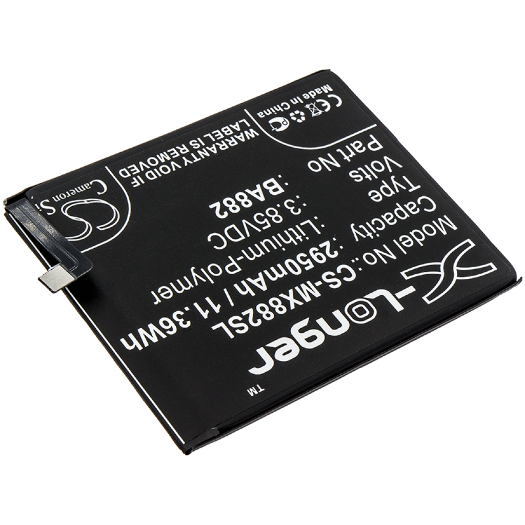 Yhteensopiva akun vaihto MeiZu BA882