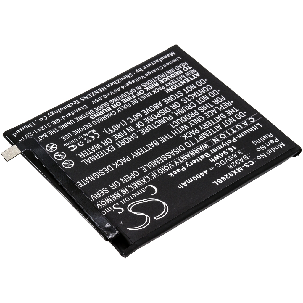 Yhteensopiva akun vaihto MeiZu BA928