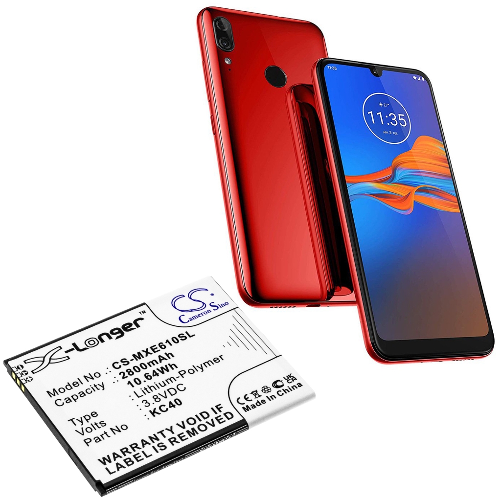 Yhteensopiva akun vaihto Motorola KC40