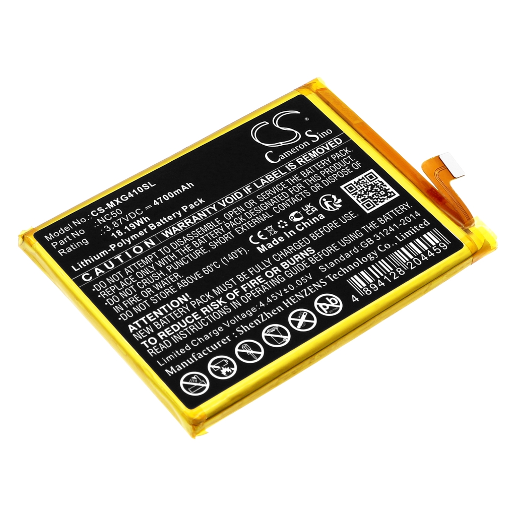 Yhteensopiva akun vaihto Motorola NC50,SB18D20540