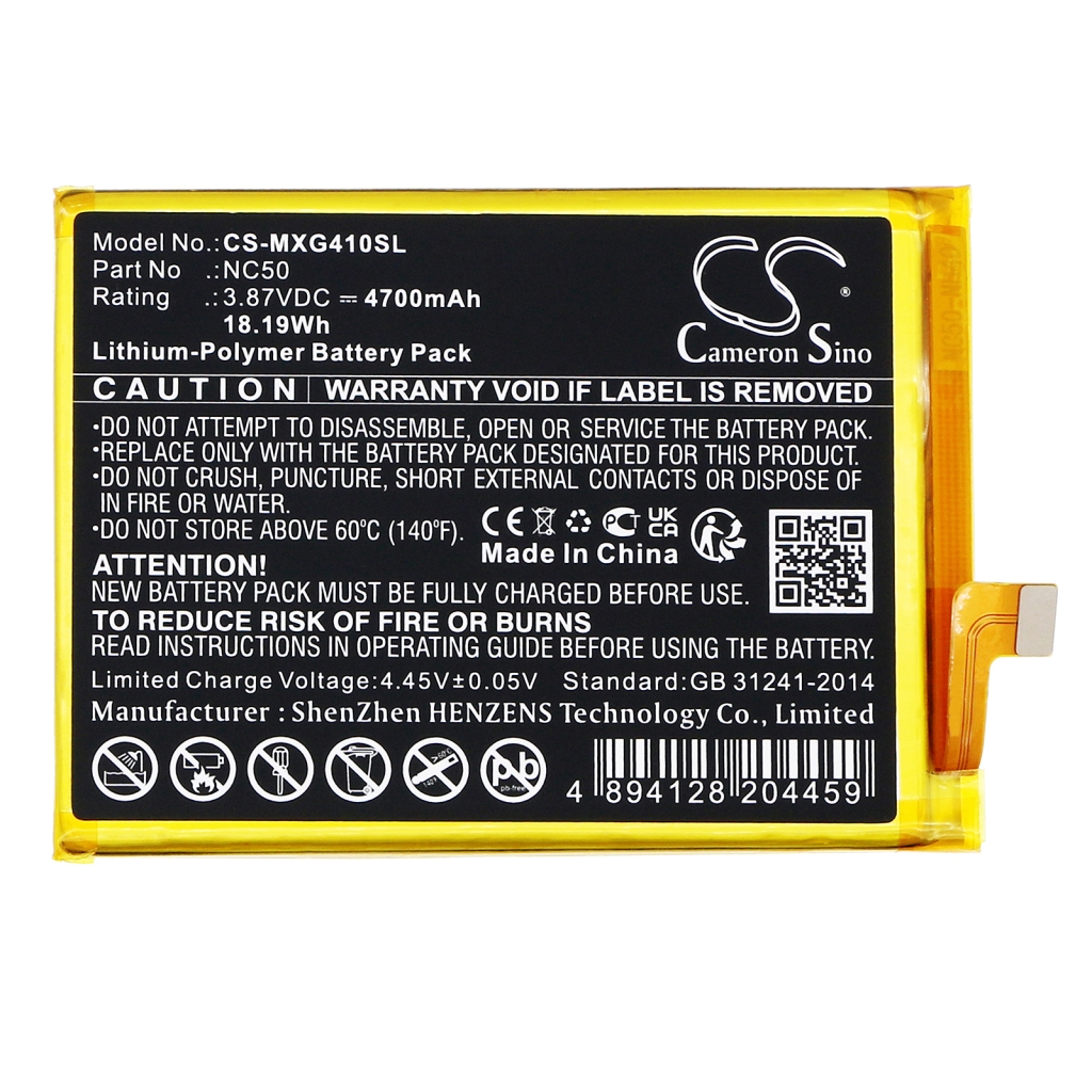 Yhteensopiva akun vaihto Motorola NC50,SB18D20540