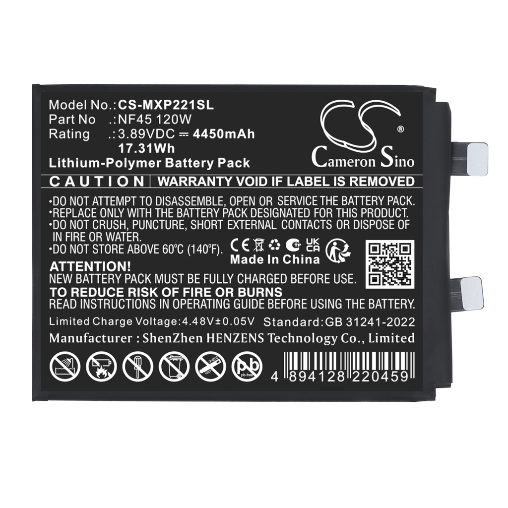 Akku yhteensopiva Motorola CS-MXP221SL