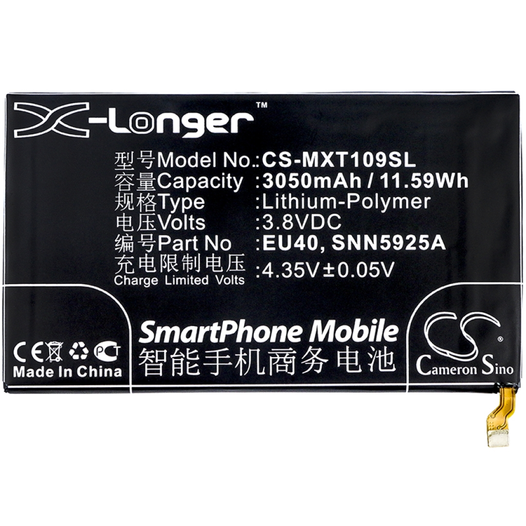 Yhteensopiva akun vaihto Motorola EU40,SNN5925A