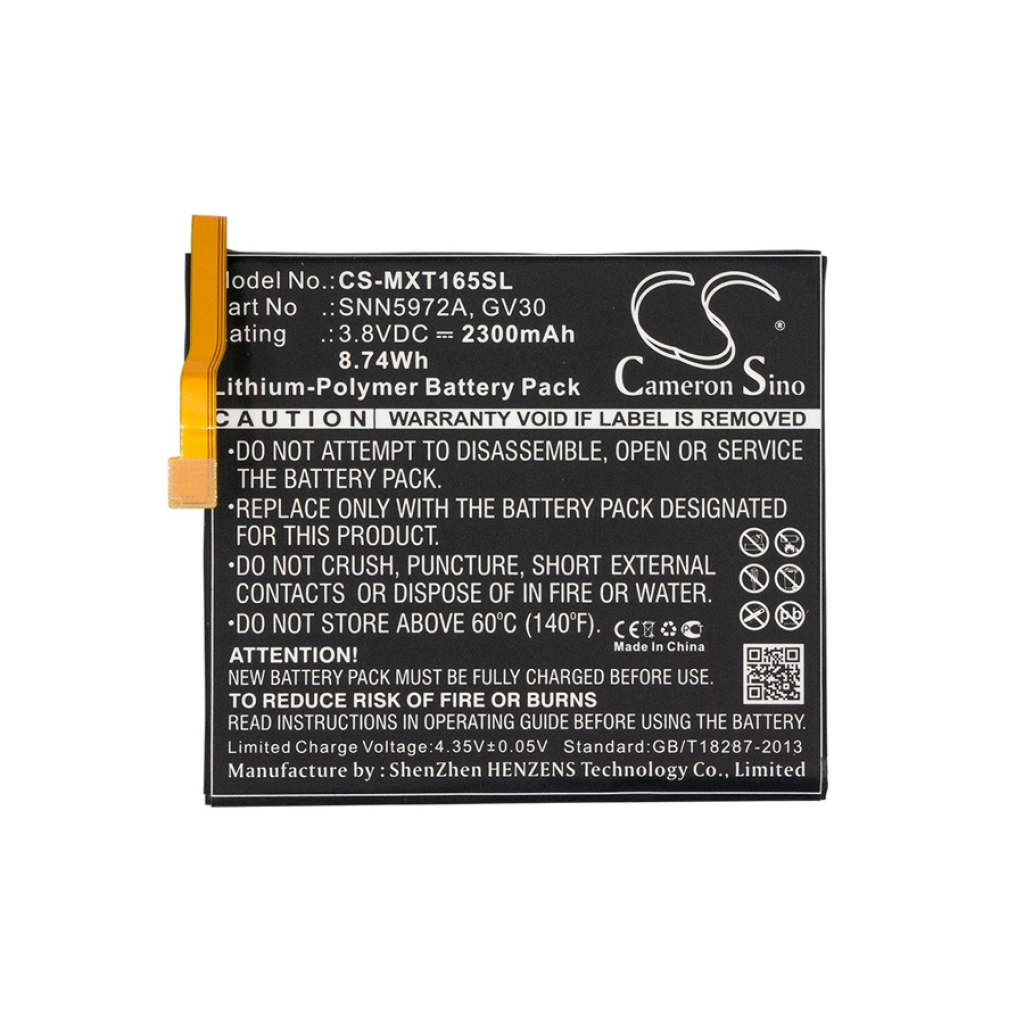 Yhteensopiva akun vaihto Motorola GV30,SNN5972A