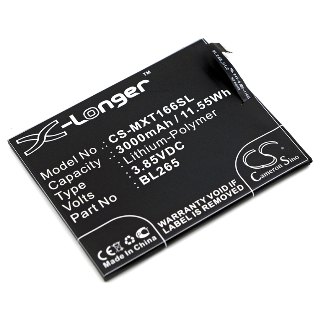 Yhteensopiva akun vaihto Motorola BL265