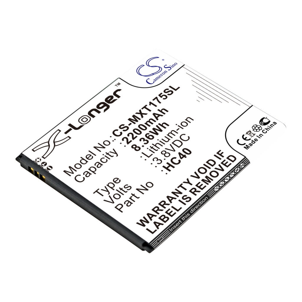 Yhteensopiva akun vaihto Motorola HC40