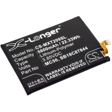 Yhteensopiva akun vaihto Motorola MC50,SB18C87844
