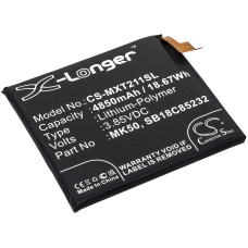 Yhteensopiva akun vaihto Motorola MK50,SB18C85232