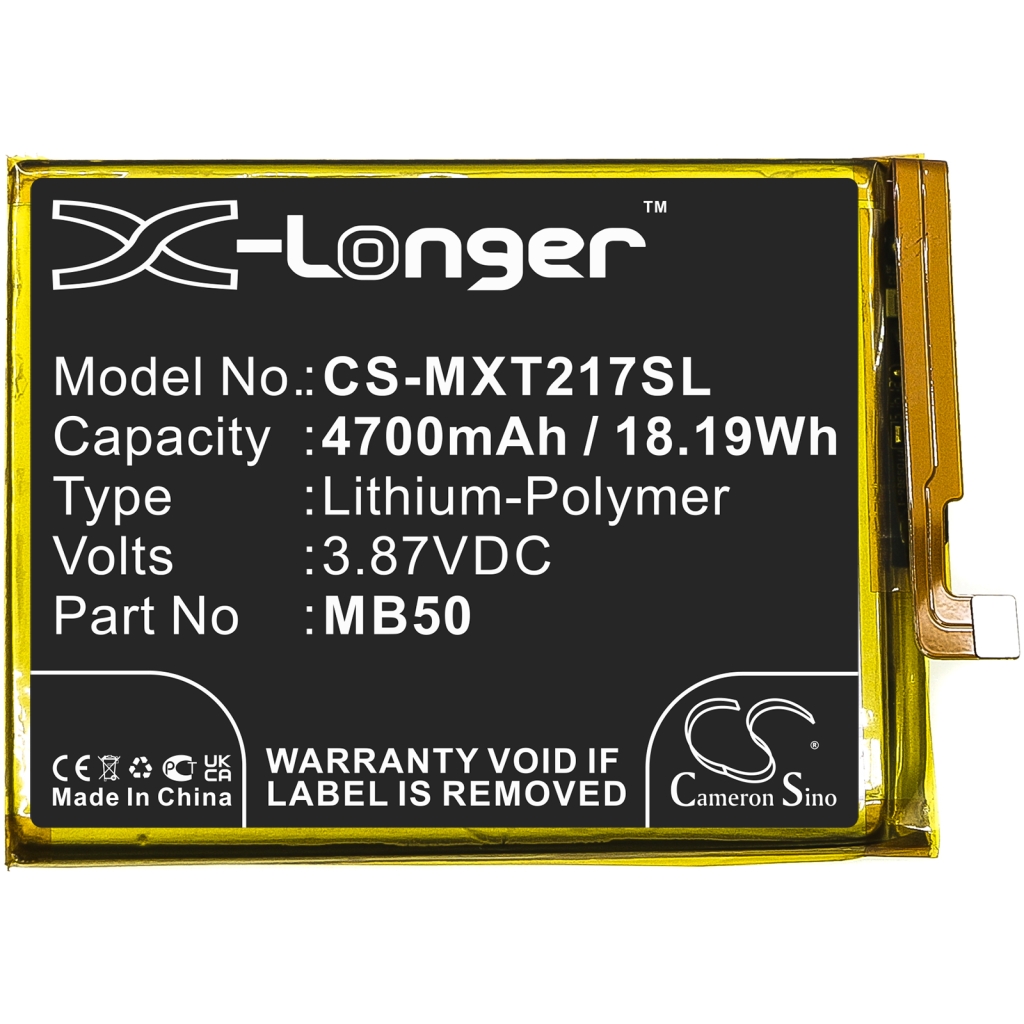 Yhteensopiva akun vaihto Motorola MB50,SB18D10749