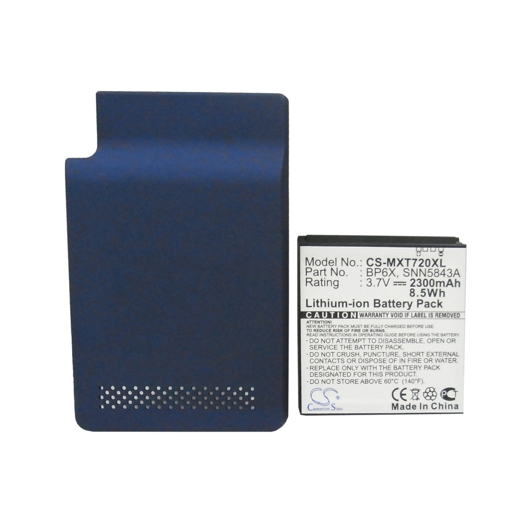 Akku yhteensopiva Motorola CS-MXT720XL