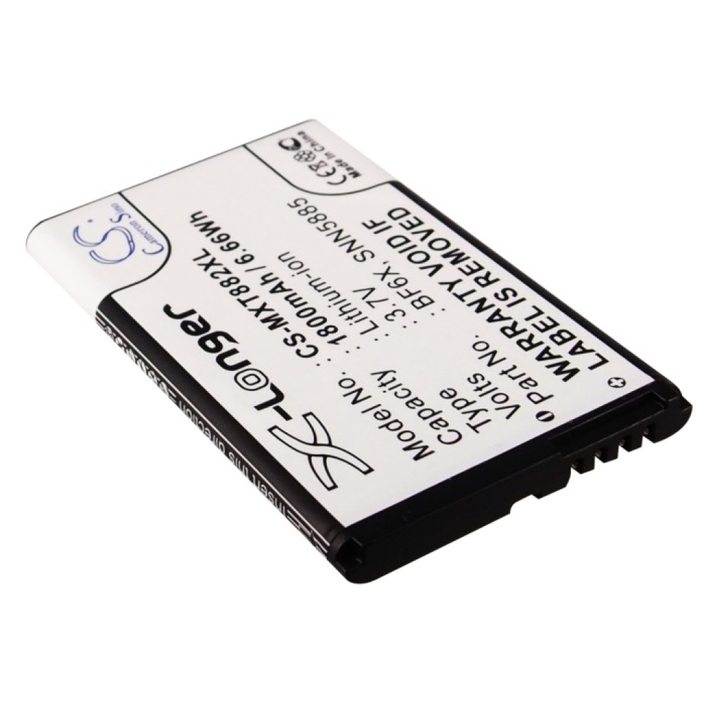 Yhteensopiva akun vaihto Motorola BF6X,SNN5885,SNN5885A