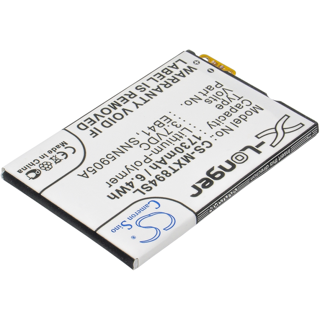 Akku yhteensopiva Motorola Verizon Sprint CS-MXT894SL