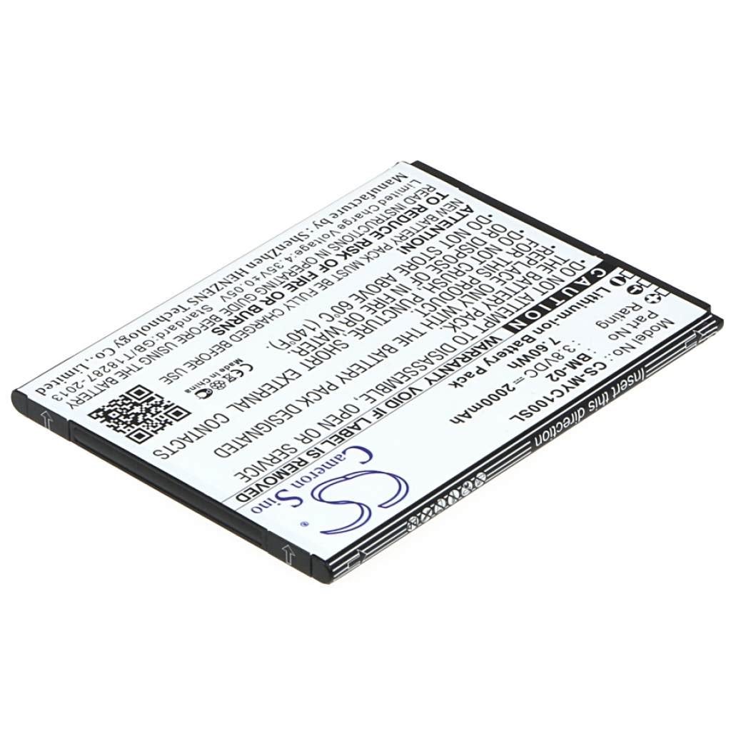 Yhteensopiva akun vaihto Myphone BM-02