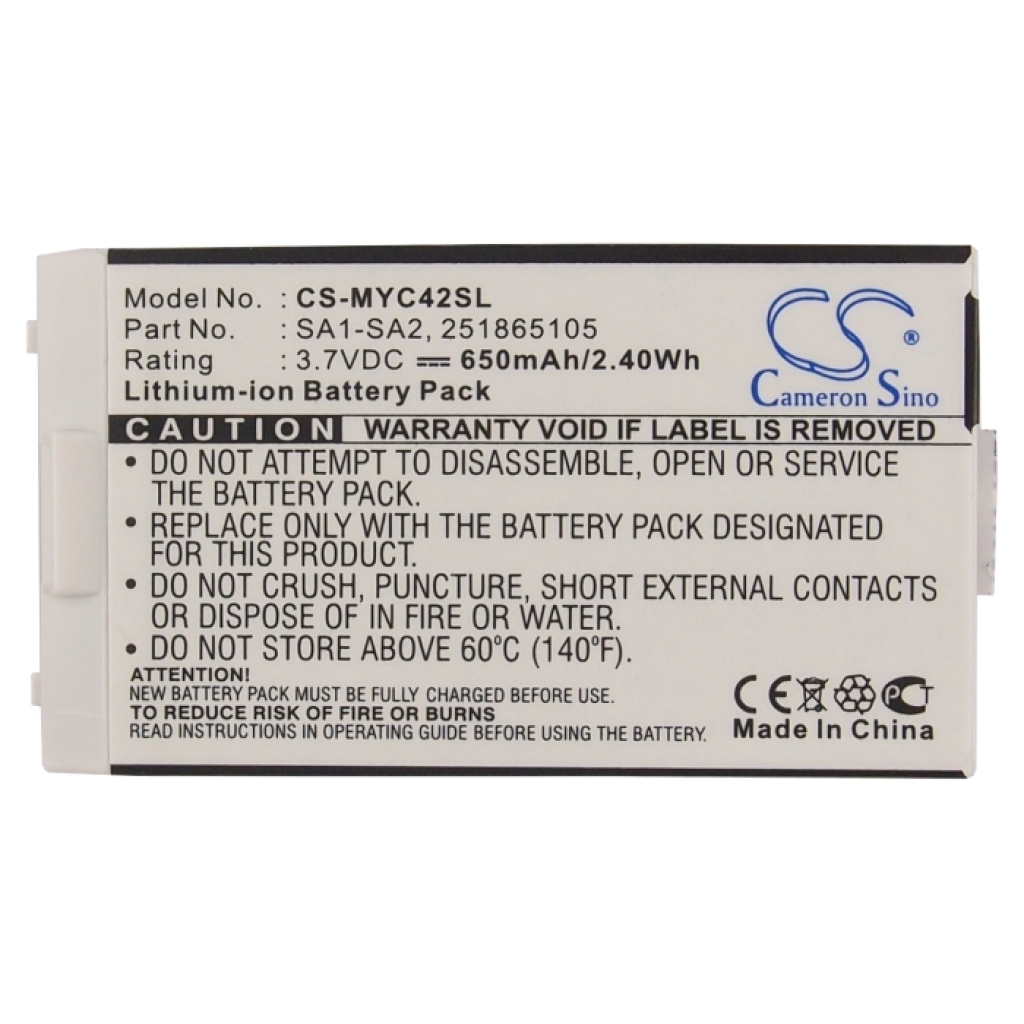 Akku yhteensopiva Sagem CS-MYC42SL