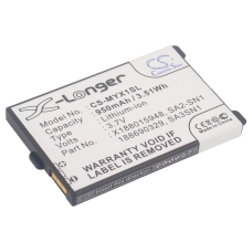 Yhteensopiva akun vaihto Sagem 188015948,188690329,ATEM-SN1,SA1A-SN1,SA1A-SN3...