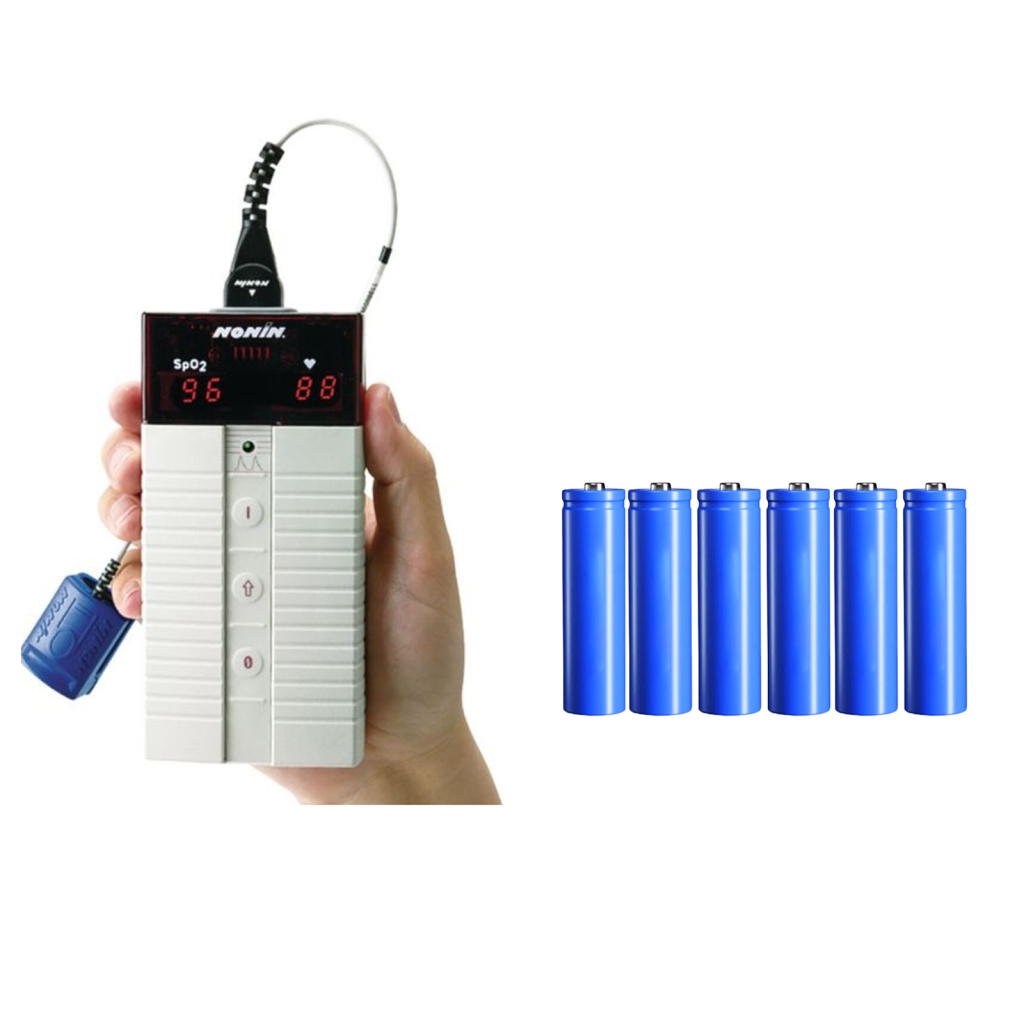 Yhteensopiva akun vaihto Nonin GP200AAH-051PTC