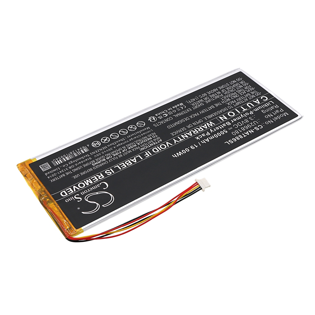 Akut Tabletin akku CS-NAT886SL