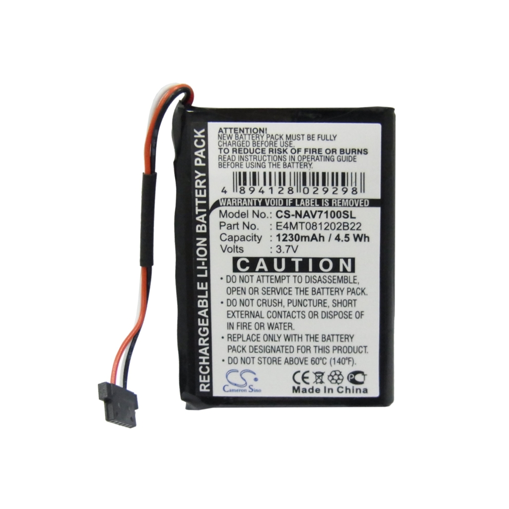 GPS, Navigaattorin akku NAVMAN CS-NAV7100SL