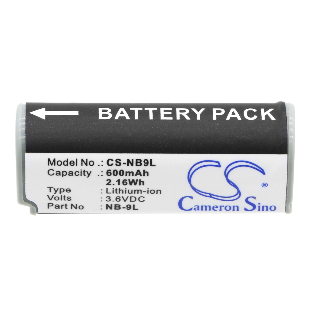 Yhteensopiva akun vaihto Canon NB-9L