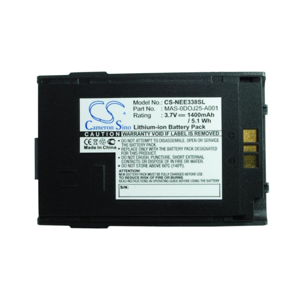 Yhteensopiva akun vaihto NEC MAS-0DOJ25-A001