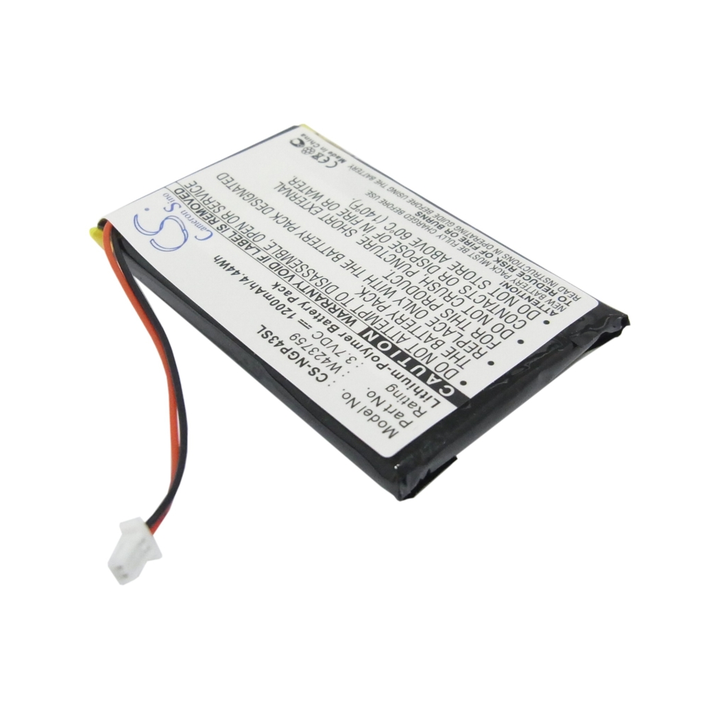 Yhteensopiva akun vaihto NavGear W423759