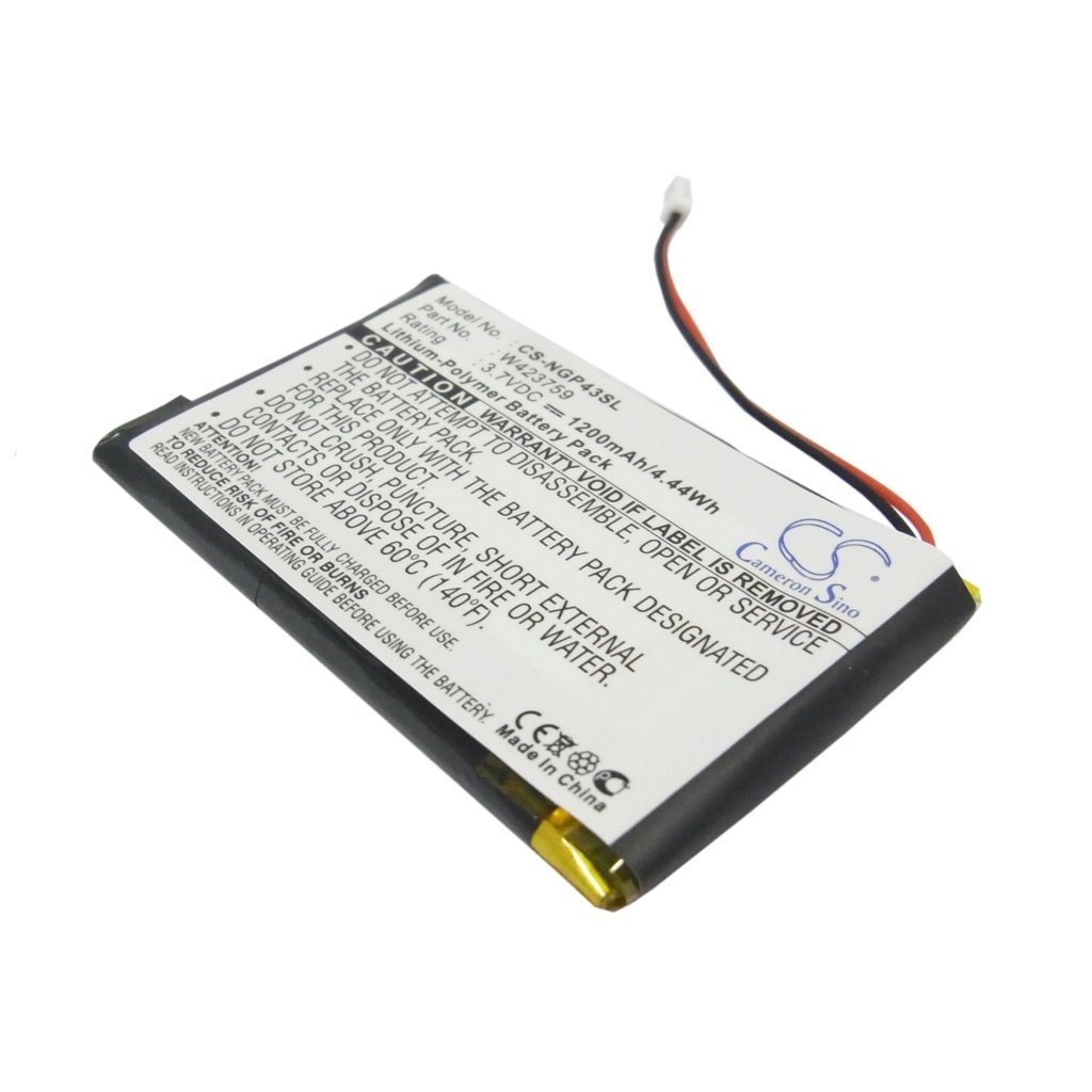 Yhteensopiva akun vaihto NavGear W423759