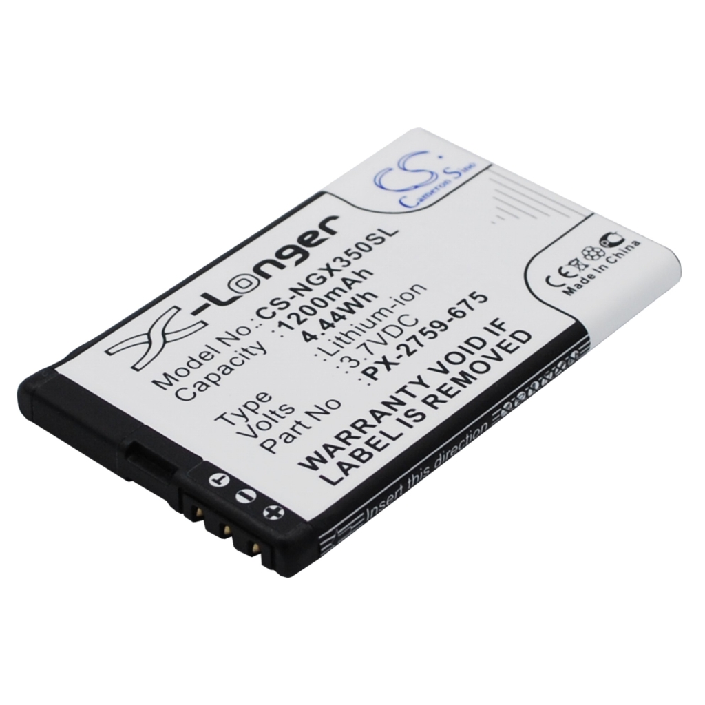 Yhteensopiva akun vaihto NavGear PX-2759-675
