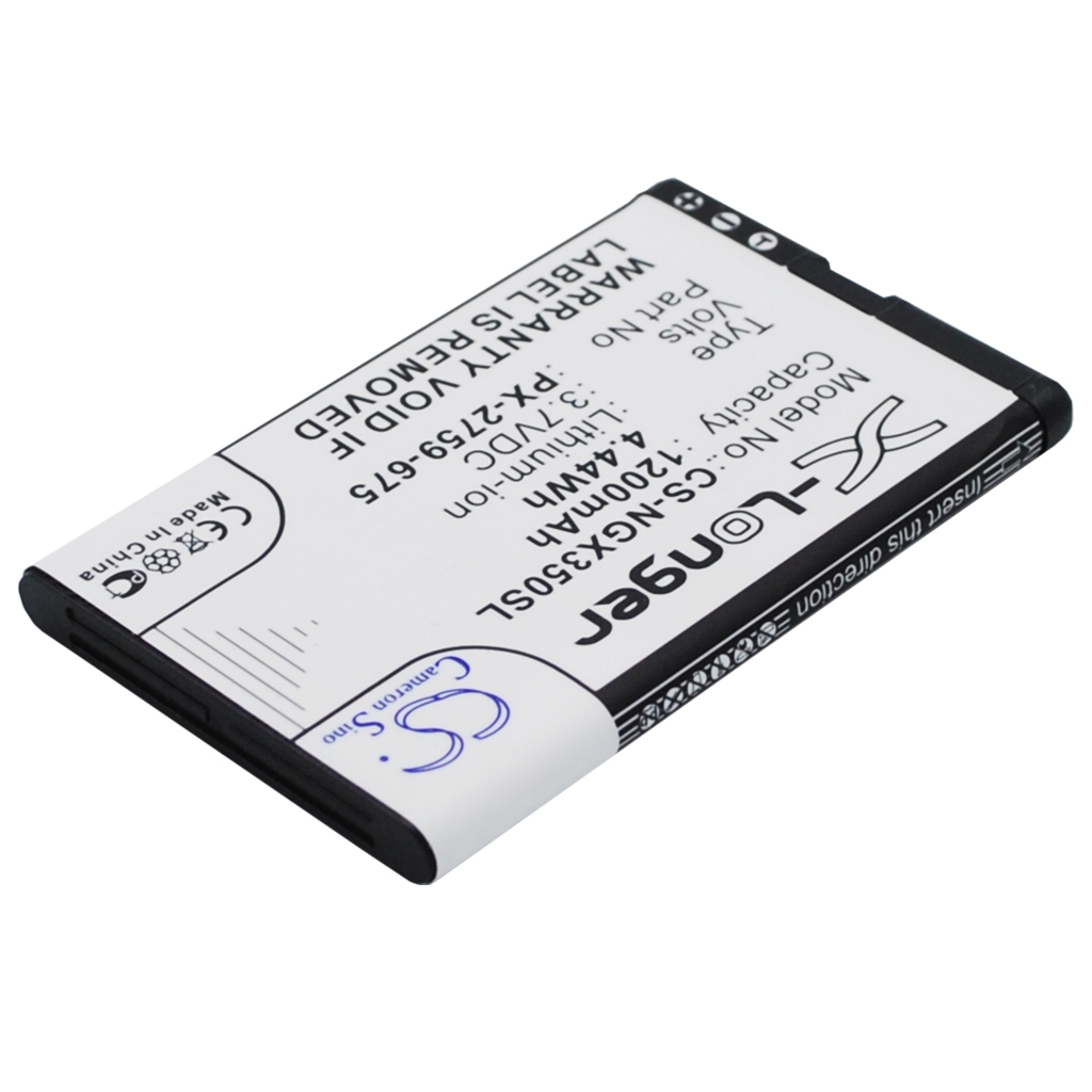 Yhteensopiva akun vaihto NavGear PX-2759-675