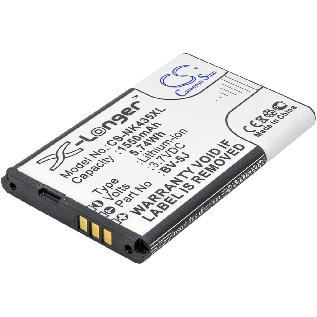 Yhteensopiva akun vaihto Microsoft BV-5J