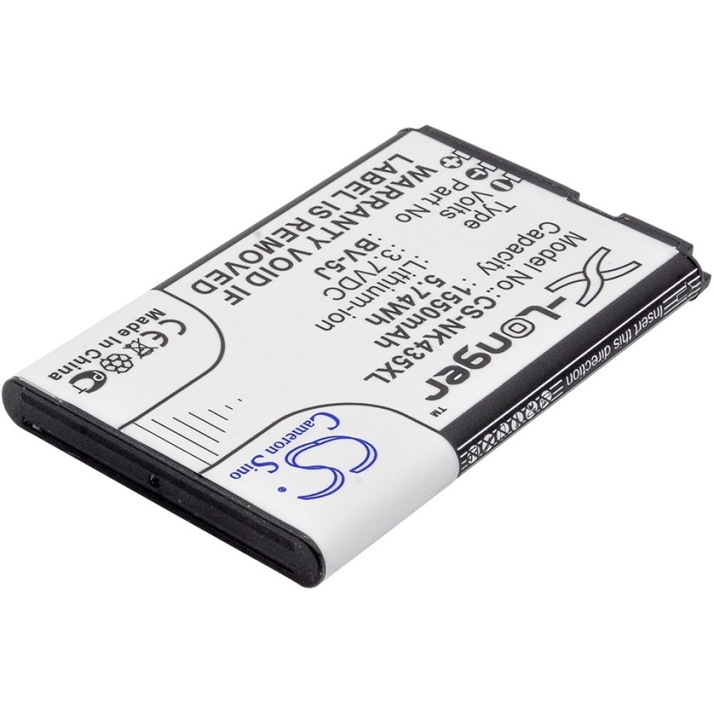 Yhteensopiva akun vaihto Microsoft BV-5J