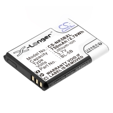 Yhteensopiva akun vaihto Ispan BL-5B,BLI-885,BTA002,CEL10028,EZ DIGITAL NV-1...