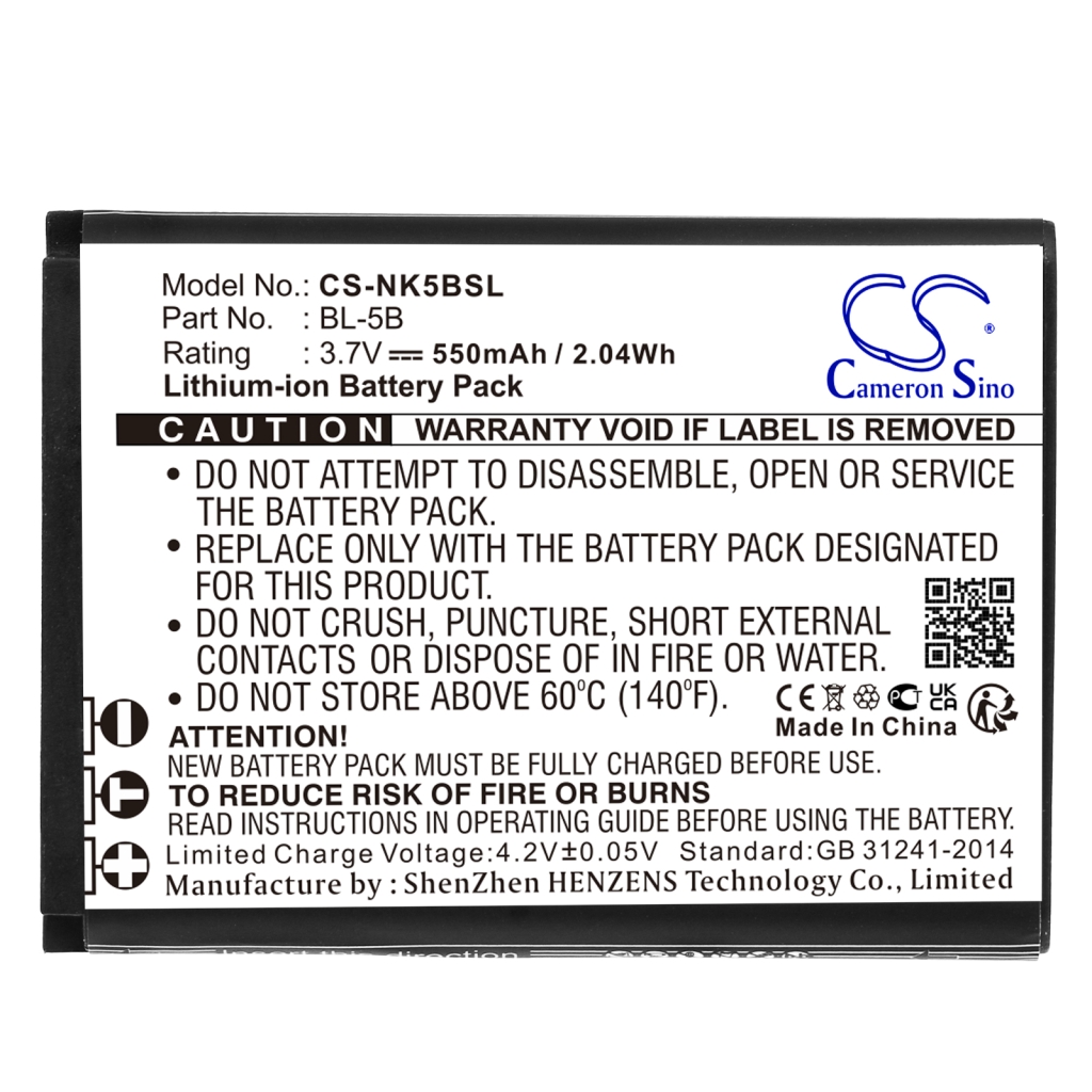Mobile Phone Battery Nokia 5500