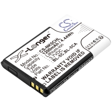 Yhteensopiva akun vaihto Nokia BL-5C,BL-5C-H,BL-5CA,BL-6SP