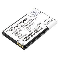 Yhteensopiva akun vaihto Nokia BL-5C,BL-5CA,BL-6SP