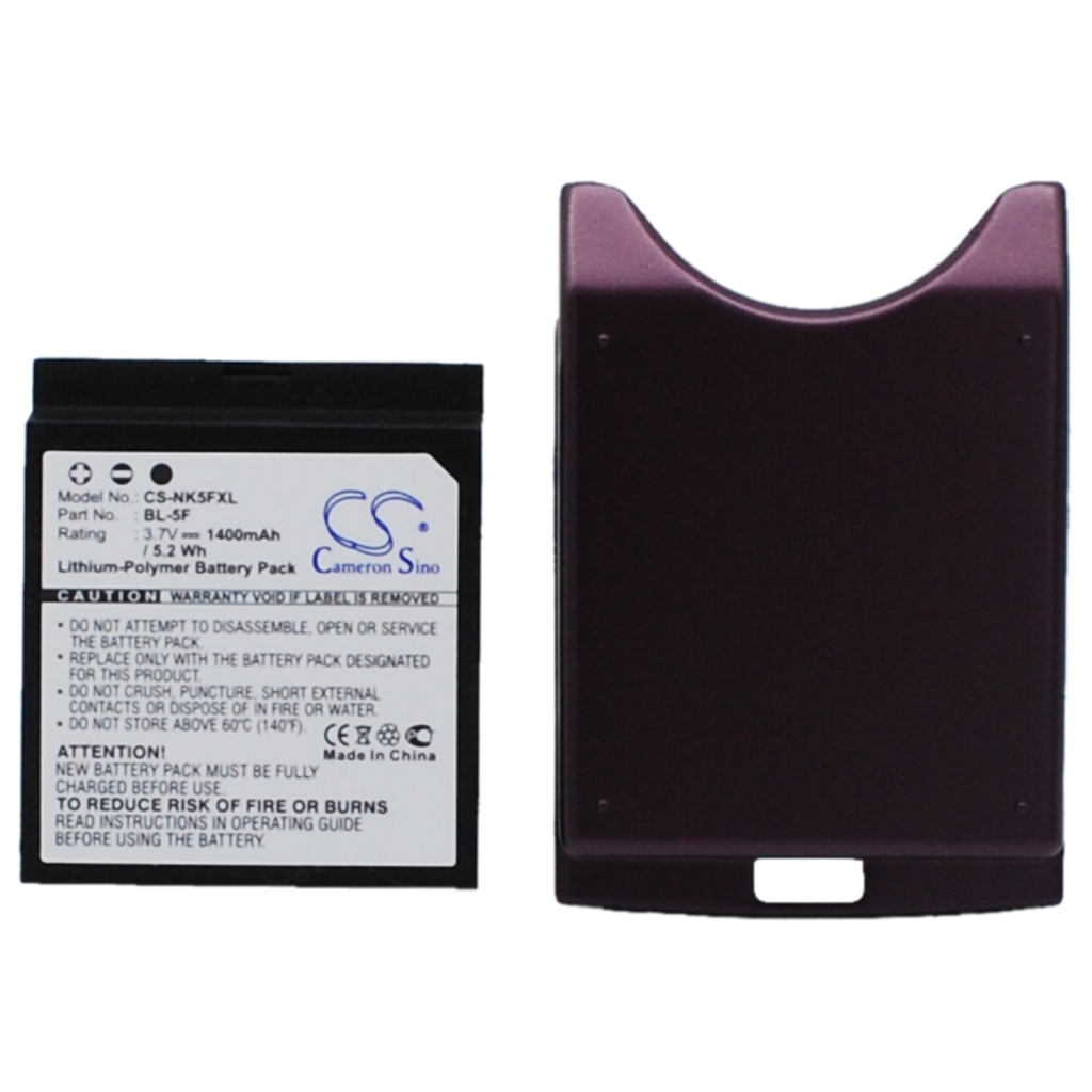 Akku yhteensopiva Nokia CS-NK5FXL