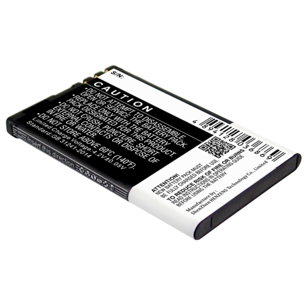 Yhteensopiva akun vaihto Nokia BL-5J