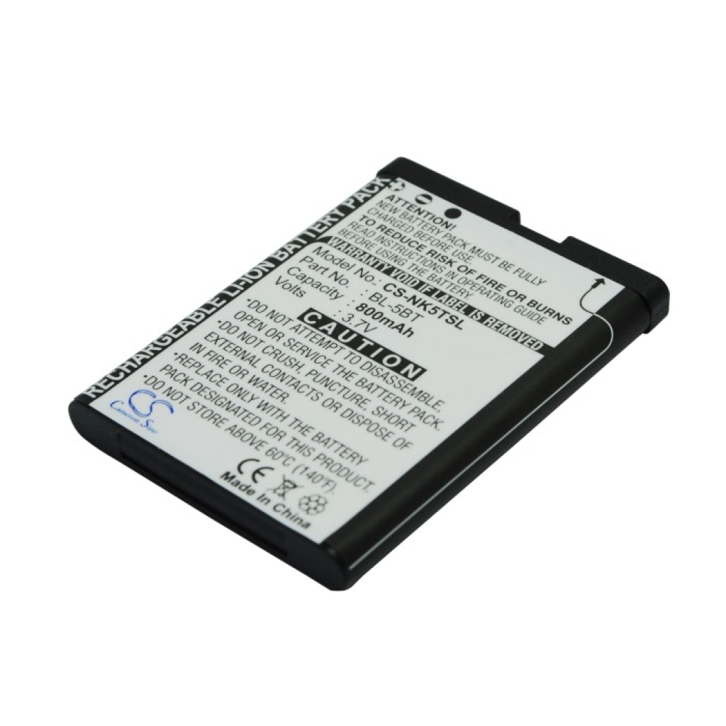 Yhteensopiva akun vaihto Nokia BL-5BT