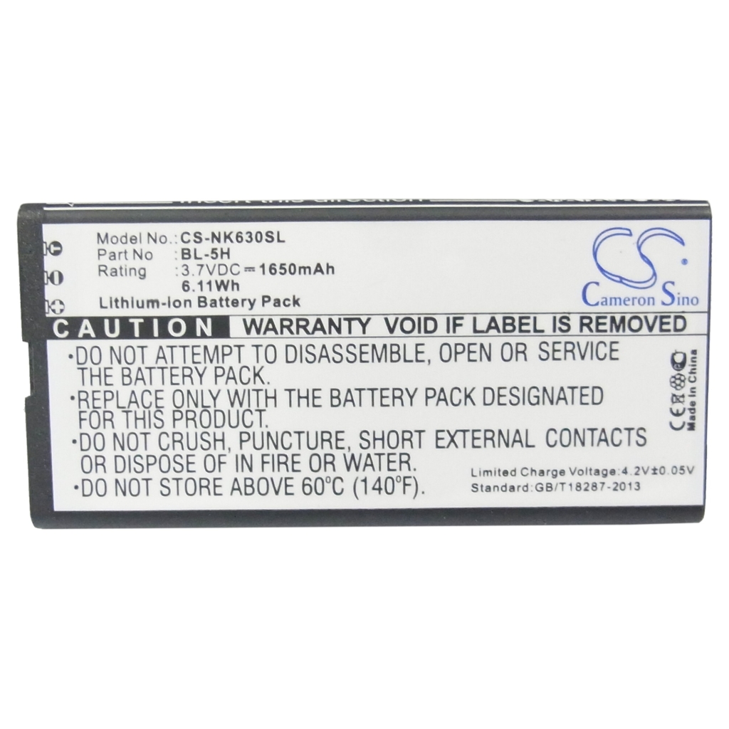 Matkapuhelimen akku Nokia RM-975