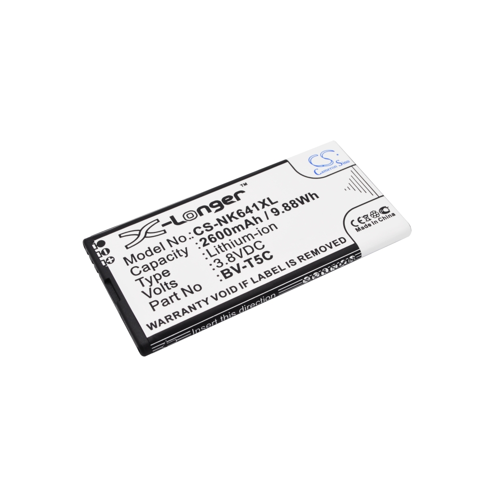 Yhteensopiva akun vaihto Microsoft BV-T5C