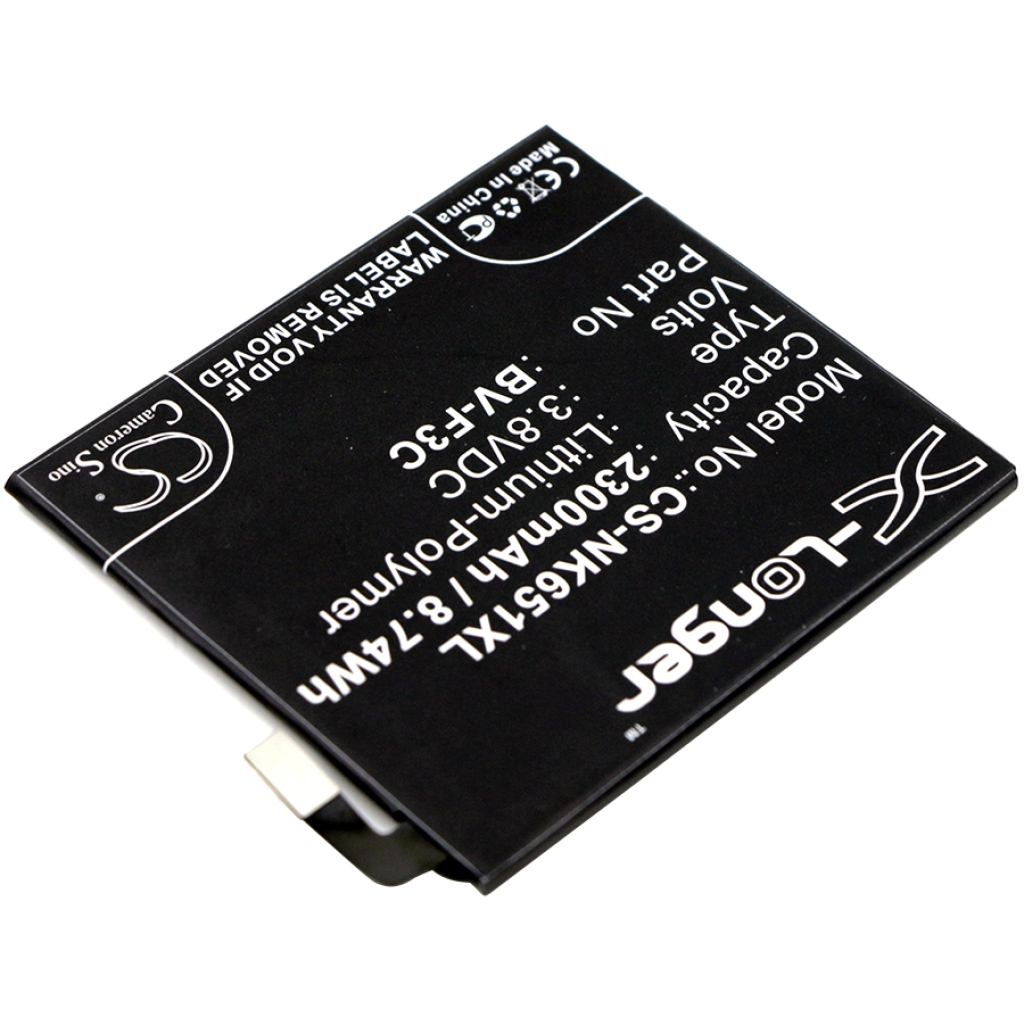 Akku yhteensopiva Nokia Microsoft CS-NK651XL