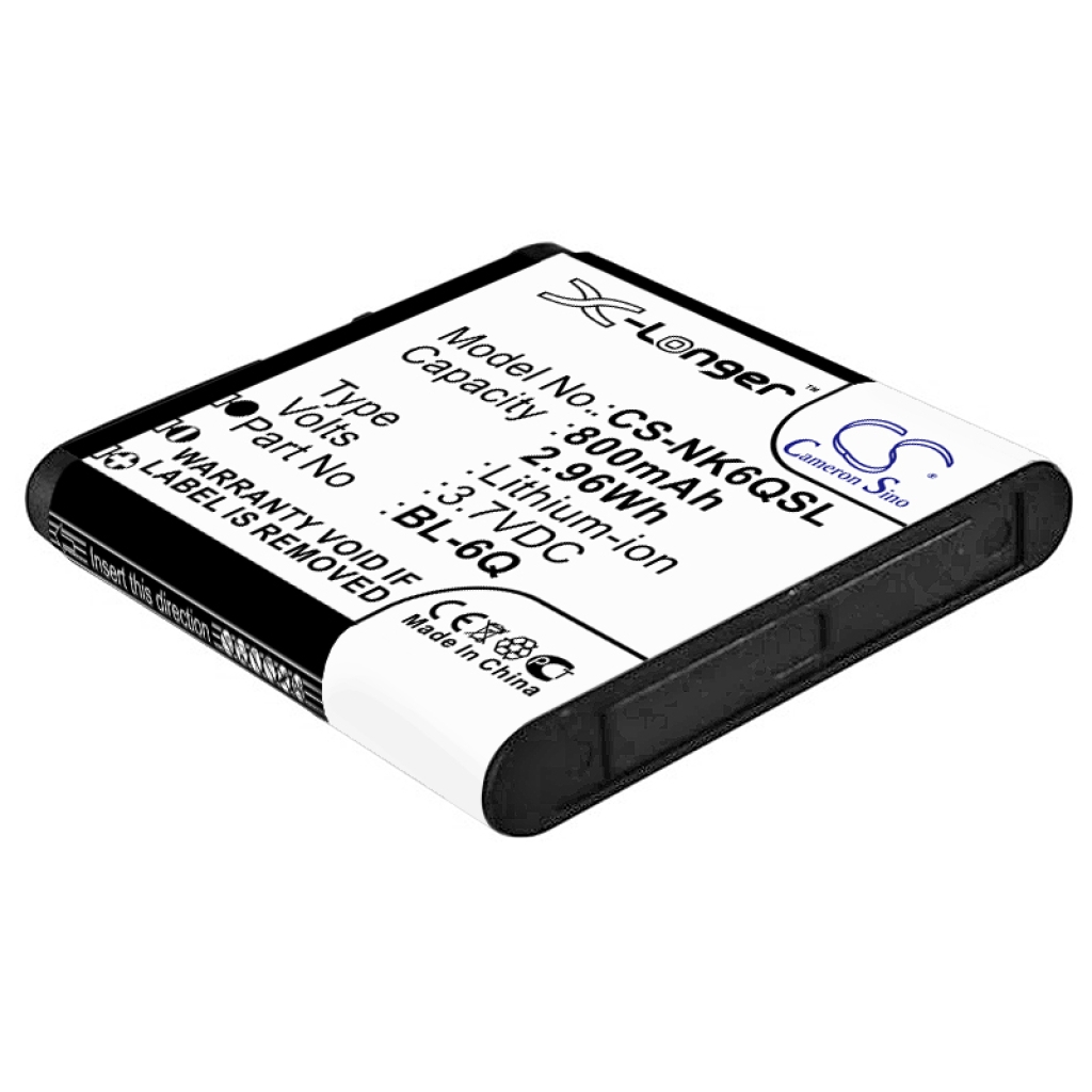 Yhteensopiva akun vaihto Mobiado BL-6Q