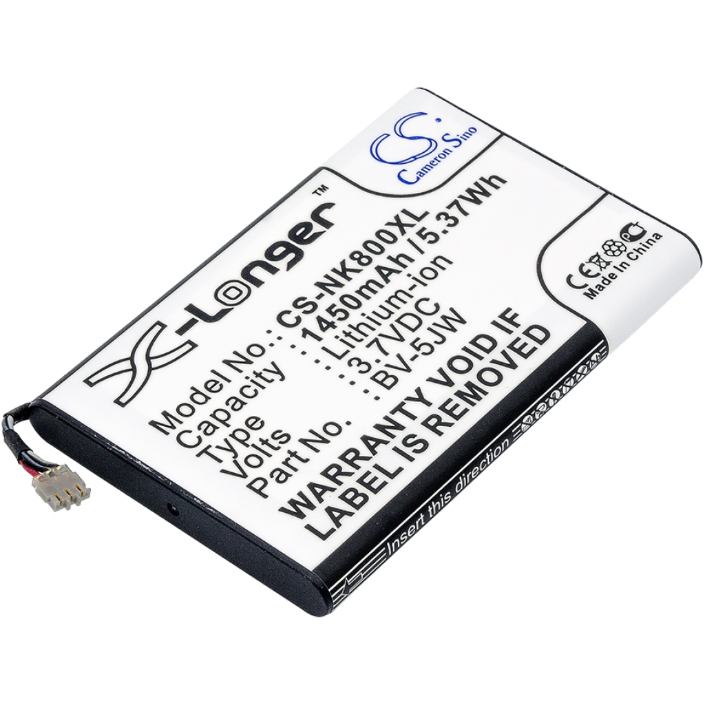 Yhteensopiva akun vaihto Nokia BV-5JW
