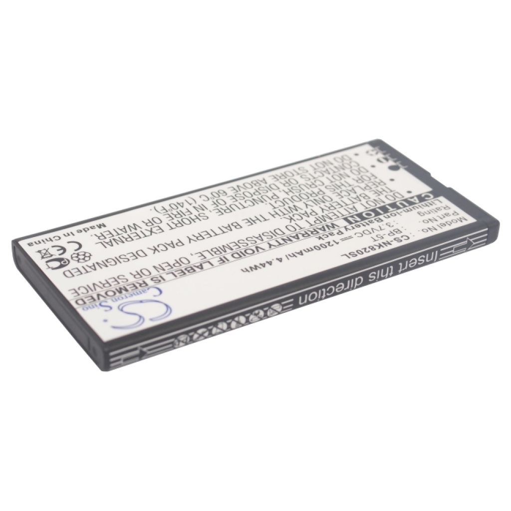 Yhteensopiva akun vaihto Nokia BP-5T