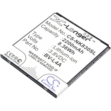 Yhteensopiva akun vaihto Nokia BV-L4A