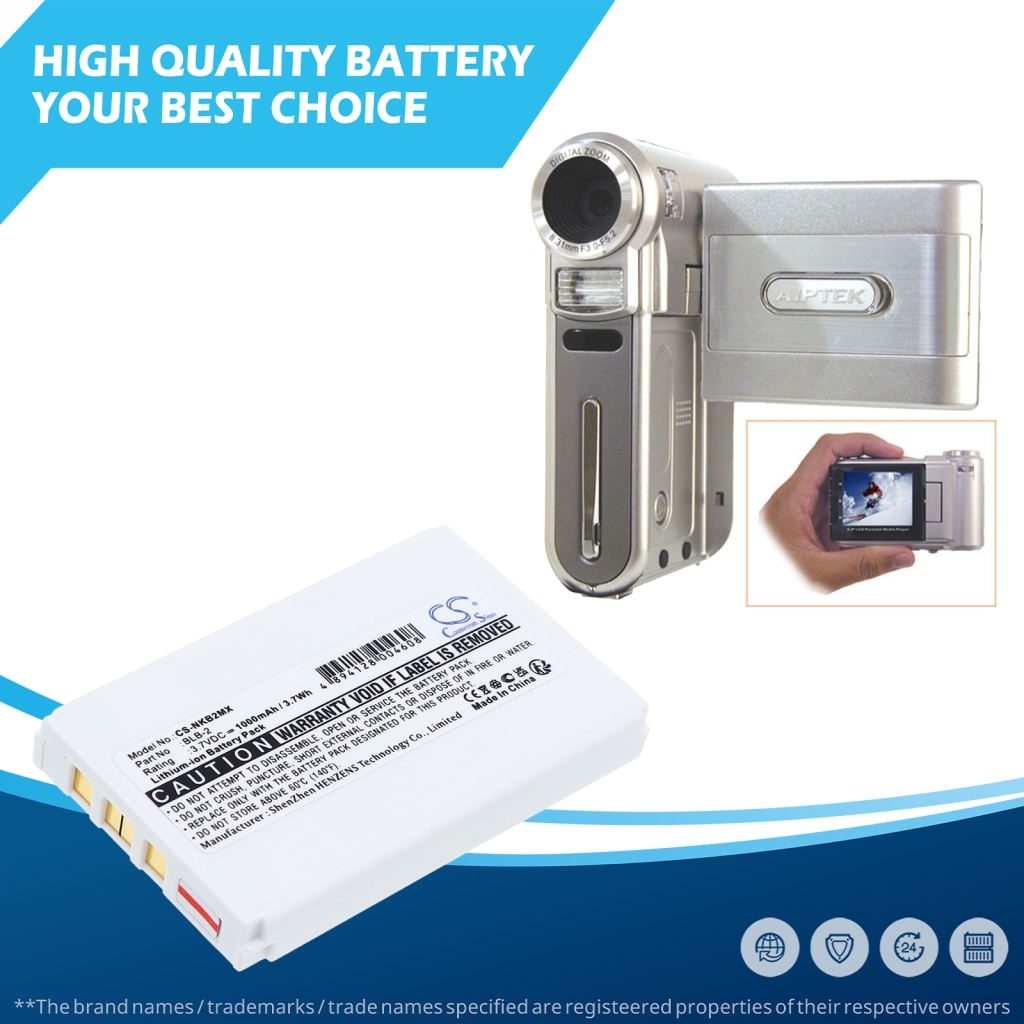 Akku –lle Mustek DC300